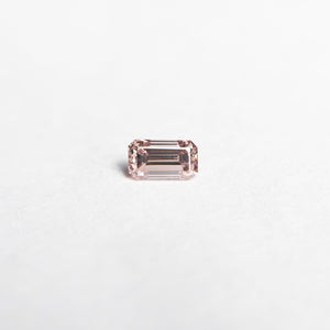 0.12ct 3.42x1.96x1.76mm VS1 Fancy Intense Orangy Pink Cut Corner Rectangle Step Cut 24108-01