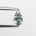 Load image into Gallery viewer, 0.45ct 6.80x4.05x2.42mm GIA VVS2 Fancy Greyish Blue Pear Brilliant 24126-01
