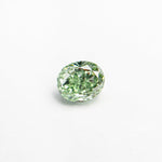 Load image into Gallery viewer, 0.46ct 4.71x3.96x2.93mm GIA VS2 Fancy Vivid Green Oval Brilliant 24135-01
