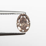 Load image into Gallery viewer, 0.90ct 6.72x4.87x3.46mm GIA I1 Fancy Pink-Brown Oval Brilliant 🇦🇺 24092-01
