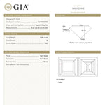 Load image into Gallery viewer, 0.84ct 5.39x5.39x3.12mm GIA H VS2 Carré Step Cut 23034-01
