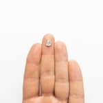 Load image into Gallery viewer, 2.16ct 8.35x7.77x4.30mm Pear Double Cut 18455-03 - Misfit Diamonds
