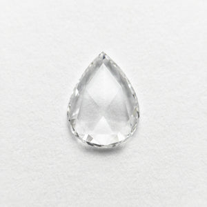 0.55ct 7.57x5.67x1.38mm Pear Rosecut 18496-02