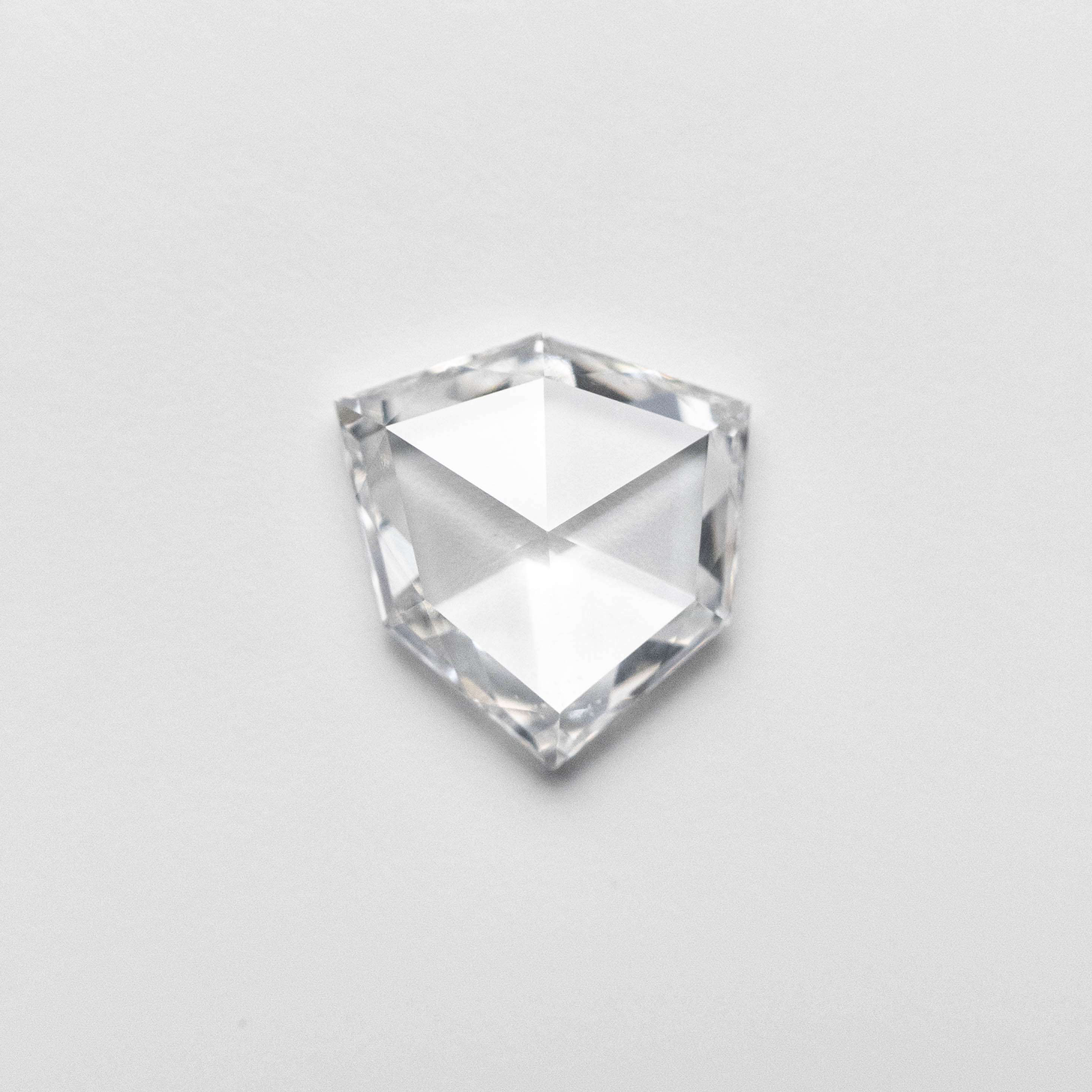 0.57ct 6.71x6.36x1.73mm Shield Rosecut 18496-04