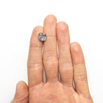 Load image into Gallery viewer, 4.61ct 9.25x9.14x5.80mm GIA I3 Fancy Grey Cushion Brilliant 18859-01
