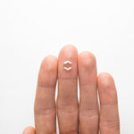 Load image into Gallery viewer, 1.03ct 8.01x7.00x1.78mm SI1 J-K Hexagon Portrait Cut 18878-04 - Misfit Diamonds
