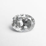 Load image into Gallery viewer, 2.04ct 9.31x7.00x4.66mm GIA Fancy Light Grey Oval Brilliant 18981-01 - Misfit Diamonds
