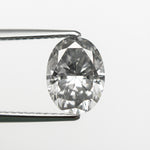 Load image into Gallery viewer, 2.04ct 9.31x7.00x4.66mm GIA Fancy Light Grey Oval Brilliant 18981-01 - Misfit Diamonds
