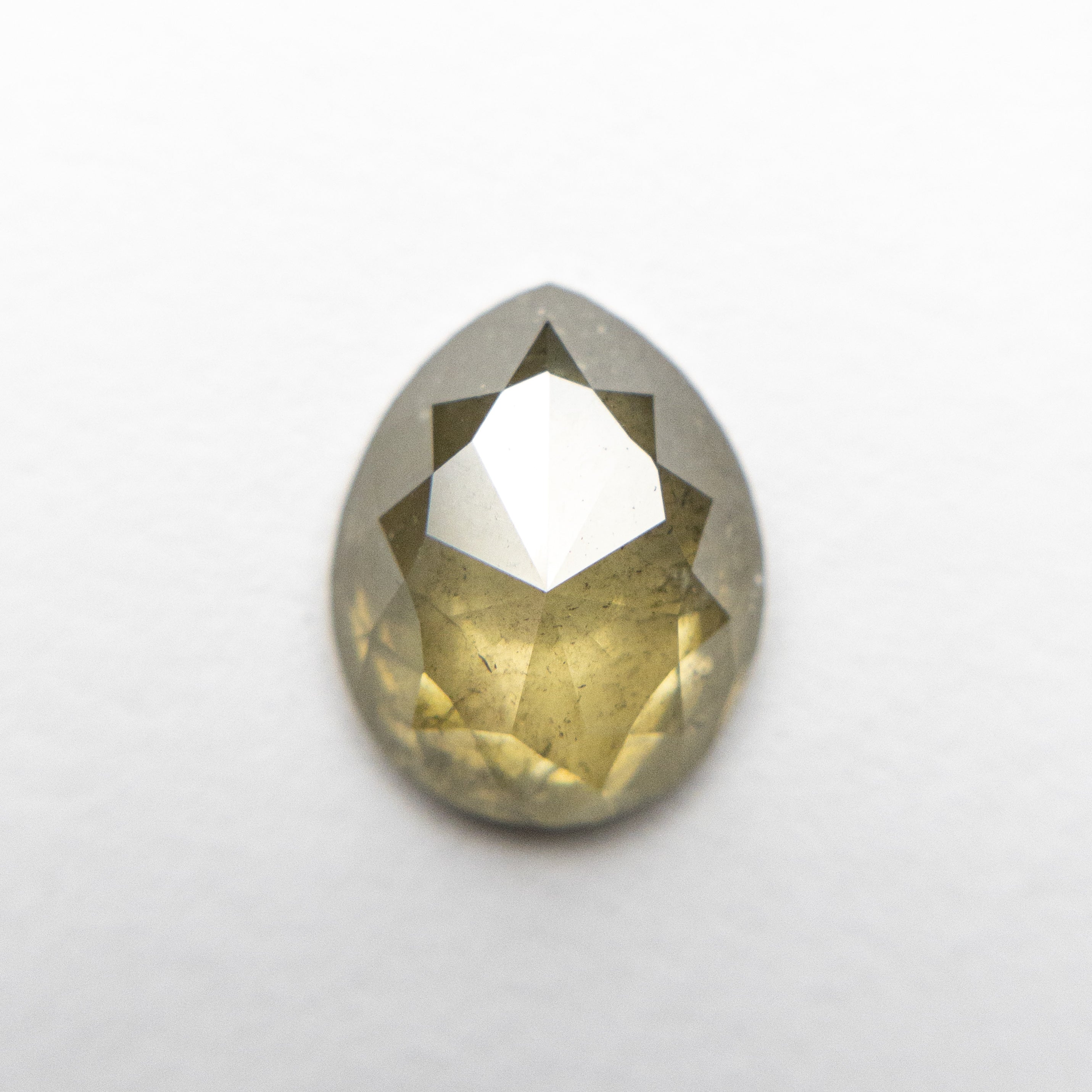 1.77ct 9.01x7.26x3.23mm Pear Rosecut 19048-07 - Misfit Diamonds