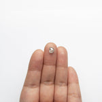 Load image into Gallery viewer, 0.77ct 6.53x5.30x2.36mm Half Moon Rosecut 19617-33
