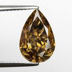Load image into Gallery viewer, 2.50ct 11.97x7.83x4.23mm GIA SI1 Fancy Dark Yellow-Brown Pear Brilliant 🇦🇺 24110-01
