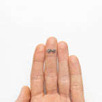 Load image into Gallery viewer, 1.40cttw 2pc 5.71x7.14x2.33mm 5.67x7.08x2.46mm Shield Rosecut Matching Pair 20951-05
