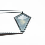 Load image into Gallery viewer, 1.59ct 8.57x7.72x2.93mm Shield Rosecut Sapphire 22266-36
