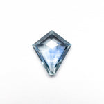 Load image into Gallery viewer, 1.21ct 8.40x7.48x2.93mm Shield Rosecut Sapphire 22266-37
