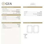 Load image into Gallery viewer, 1.54ct 8.53x7.68x1.97mm GIA VVS1 L Cut Corner Rectangle Portrait Cut 28016-01
