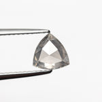 Load image into Gallery viewer, 1.09ct 6.91x6.78x3.22mm Fancy Grey Trillion Double Cut 22390-20
