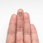 Load image into Gallery viewer, 1.06ct 8.67x7.33x2.14mm Shield Rosecut Sapphire 22434-92
