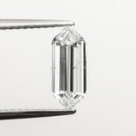 Load image into Gallery viewer, 1.01ct 10.12x4.18x2.42mm GIA SI2 D Hexagon Step Cut 22621-01
