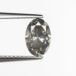 Load image into Gallery viewer, 1.01ct 7.77x5.22x3.56mm Fancy Grey Oval Brilliant 19546-01

