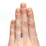 Load image into Gallery viewer, 1.01ct 7.77x5.22x3.56mm Fancy Grey Oval Brilliant 19546-01
