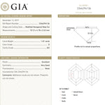 Load image into Gallery viewer, 1.01ct 10.12x4.18x2.42mm GIA SI2 D Hexagon Step Cut 22621-01
