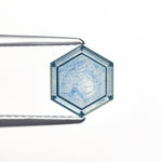 Load image into Gallery viewer, 1.57ct 8.15x7.10x2.20mm Hexagon Portrait Cut Sapphire 23474-60
