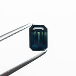 Load image into Gallery viewer, 1.37ct 6.65x4.64x4.13mm Cut Corner Rectangle Step Cut Sapphire 23805-19
