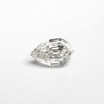 Load image into Gallery viewer, 0.51ct 6.81x4.19x2.59mm SI1 H Geo Pear Step Cut 23918-01
