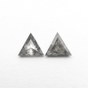 0.54cttw 2pc 4.37x5.02x1.84mm 4.40x5.24x2.36mm Triangle Rosecut Matching Pair 24456-01