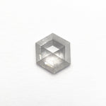 Load image into Gallery viewer, 0.99ct 7.05x6.35x2.85mm Hexagon Rosecut 25753-01
