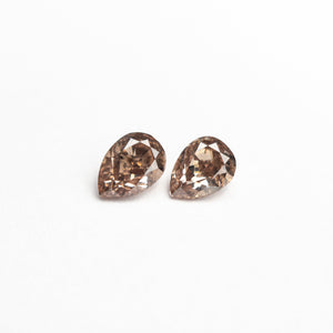 0.41cttw 2pc 4.35x3.05x2.13mm 4.14x3.07x2.00mm SI C6 Pear Brilliant Matching Pair 25762-01