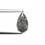 Load image into Gallery viewer, 1.04ct 8.67x4.95x3.39mm Fancy Grey Pear Brilliant 25785-01
