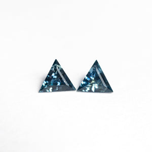0.38cttw 2pc 3.99x3.95x2.09mm 3.99x3.93x2.08mm Triangle Step Cut Matching Pair Sapphire 26132-02