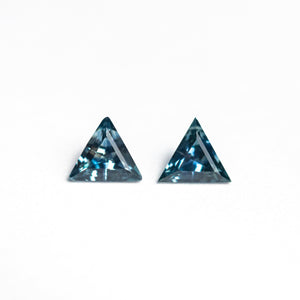 0.43cttw 2pc 4.08x4.01x2.19mm 4.04x3.99x2.25mm Triangle Step Cut Matching Pair Sapphire 26132-03