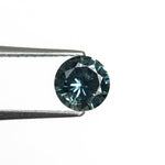 Load image into Gallery viewer, 0.75ct 5.54x5.53x3.42mm Round Brilliant Sapphire 26134-13
