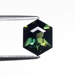 Load image into Gallery viewer, 1.51ct 8.20x6.58x3.95mm Hexagon Step Cut Sapphire 26344-02
