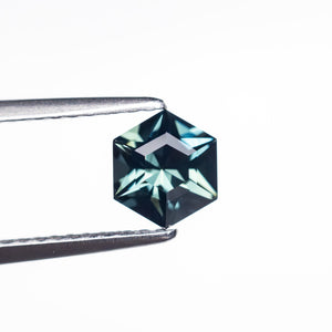0.78ct 6.11x5.34x3.53mm Hexagon Step Cut Sapphire 26508-01