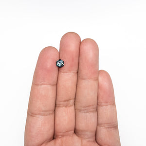 0.78ct 6.11x5.34x3.53mm Hexagon Step Cut Sapphire 26508-01