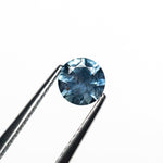 Load image into Gallery viewer, 0.74ct 5.45x5.41x3.48mm Round Brilliant Sapphire 26556-19
