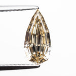 Load image into Gallery viewer, 1.52ct 12.20x6.02x3.05mm GIA VS1 Fancy Brown Geo Pear Step Cut 🇿🇦 26601-01
