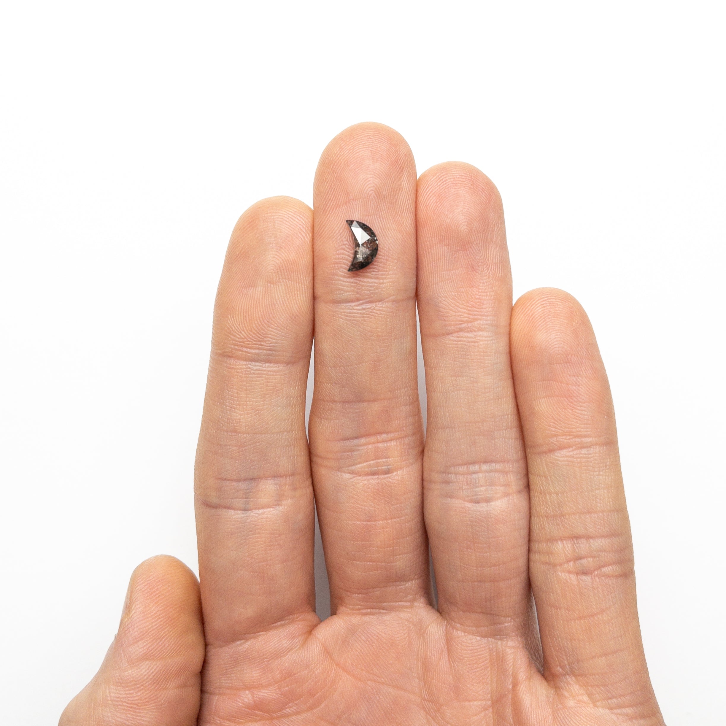 0.78ct 8.17x5.06x2.35mm Crescent Moon Rosecut 26801-01