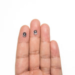 Load image into Gallery viewer, 1.83ct 2pc 7.43x5.27x2.63mm 7.32x5.36x2.56mm Matching Pair Oval Cabochon 🇨🇦 27029-01
