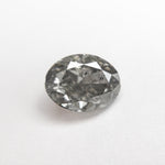 Load image into Gallery viewer, 1.51ct 8.15x6.27x3.80mm Fancy Grey Oval Brilliant 27055-01
