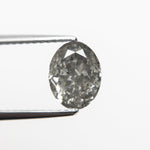 Load image into Gallery viewer, 1.51ct 8.15x6.27x3.80mm Fancy Grey Oval Brilliant 27055-01
