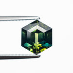 Load image into Gallery viewer, 2.06ct 8.69x7.62x4.17mm Hexagon Step Cut Sapphire 27321-02

