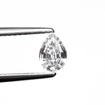 Load image into Gallery viewer, 0.59ct 6.53x4.42x2.91mm SI1 F Geo Pear Step Cut 🇨🇦 27644-01
