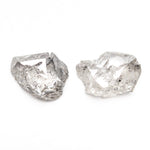 Load image into Gallery viewer, 2.55cttw 2pc 7.93x6.39x3.01mm 8.60x6.19x2.94mm Polished Raw Diamond Matching Pair 🇨🇦 27698-01
