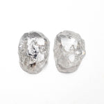 Load image into Gallery viewer, 2.64cttw 2pc 8.43x6.30x2.70mm 8.28x6.45x2.69mm Polished Raw Diamond Matching Pair 🇨🇦 27704-01
