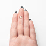 Load image into Gallery viewer, 1.28ct 8.02x7.99x2.29mm Round Rosecut Sapphire 27718-02
