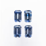 Load image into Gallery viewer, 1.84cttw 4pc 5.5x3.5mm Cut Corner Rectangle Step Cut Sapphires 27723-01
